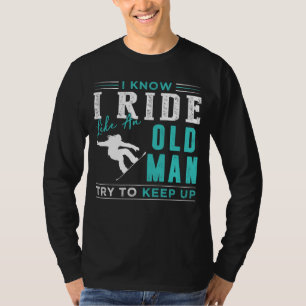 Zeitloser Schneeschredder: Ich weiß, ich fahre mit T-Shirt