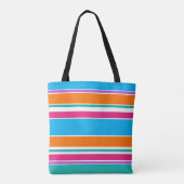 Zeitloser Spaß Bright Farbenfrohe Sommer Kunst - T Tasche (Rückseite)