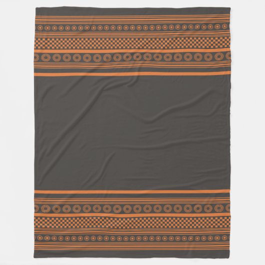 Zeitloser Stil - antikes griechisches Rhodos-Muste Fleecedecke (Vorderseite)