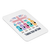 Zeitloser Stil und Grace-RIP Queen Elizabeth II Magnet (Rechte Seite)