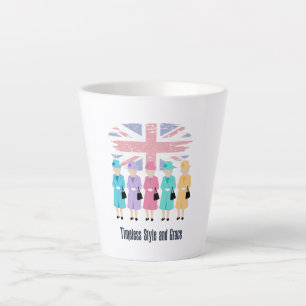 Zeitloser Stil und Grace-RIP Queen Elizabeth II Milchtasse