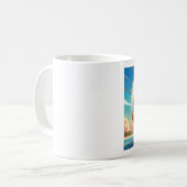 Zeitloser Surfgeist: Senior Wave Rider Kaffeetasse (Vorderseite Links)