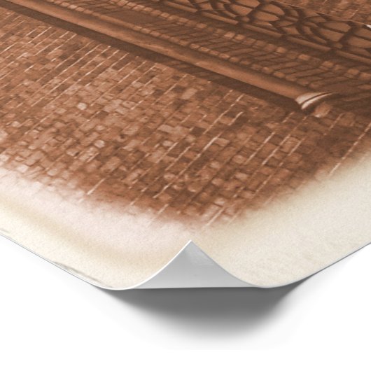 Zeitloser Turm Poster (Ecke)