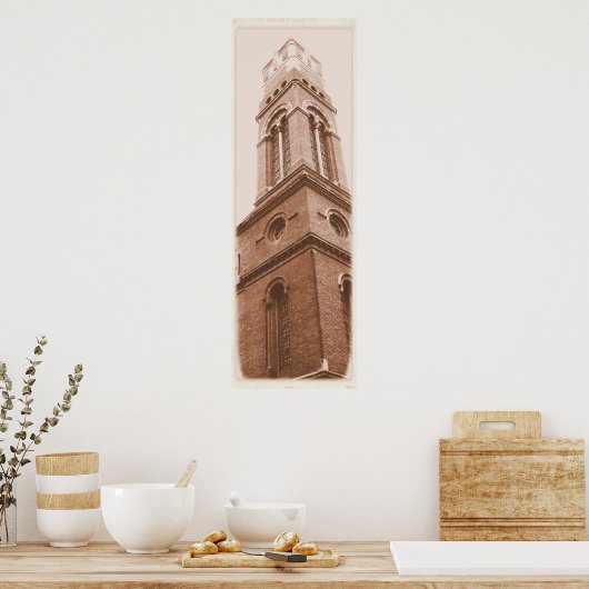 Zeitloser Turm Poster (Küche)