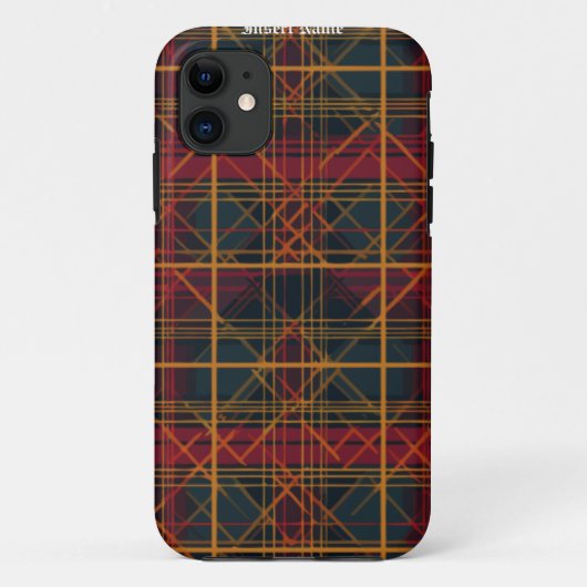 Zeitloser Tweed Case-Mate iPhone Hülle (Rückseite)