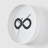 Zeitloser unendlicher Minimalismus Uhr (Winkel)