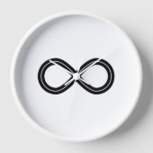 Zeitloser unendlicher Minimalismus Uhr (Vorderseite)