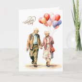 Zeitloser Valentinstag für Liebe und Unternehmen Karte (Vorderseite)