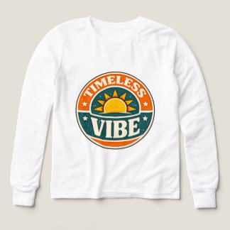 Zeitloser Vintage-Retro-Sonnenuntergang-Badge im S