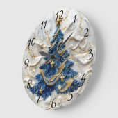 Zeitloser Weihnachtsbaum Große Wanduhr (Winkel)