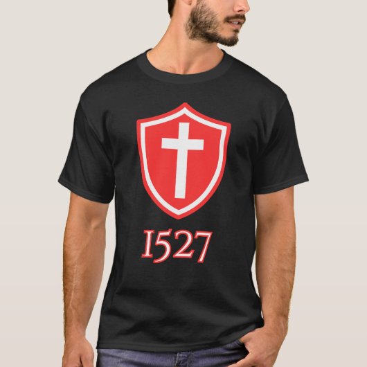 Zeitloser Wert: 1527 Schild-T - Shirt (Vorderseite)