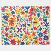 Zeitloses Blumengrace 60x80 Fleece Blanket (Vorderseite (Horizontal))