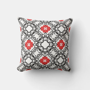 Zeitloses florales Vintage: Nahtloser Klassiker Kissen
