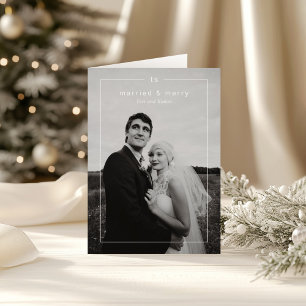 Zeitloses Foto Moderne Hochzeit Weihnachten