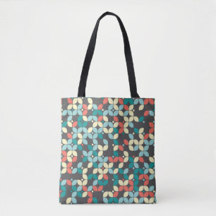 Zeitloses geometrisches nahtloses Muster, abstrakt Tasche