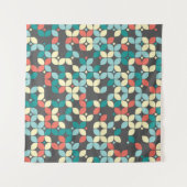 Zeitloses geometrisches nahtloses Muster, abstrakt Wandteppich (Vorderseite (Horizontal))