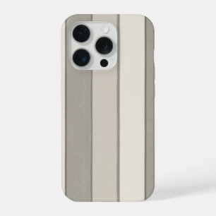 Zeitloses Greige-Maler-Streifenmuster im Cabana-St iPhone 15 Pro Hülle