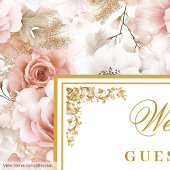 Zeitloses Hochzeitstorbuch Gästebuch