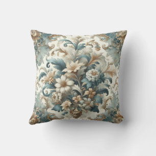 Zeitloses Kissen-Design Vintage-Blumen-Eleganz  Kissen
