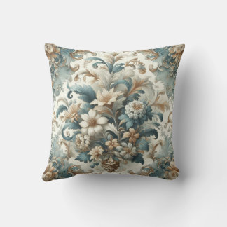 Zeitloses Kissen-Design Vintage-Blumen-Eleganz Kissen