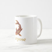 Zeitloses Koi-Geschenk, Symbol der Stärke Kaffeetasse (VorderseiteRechts)