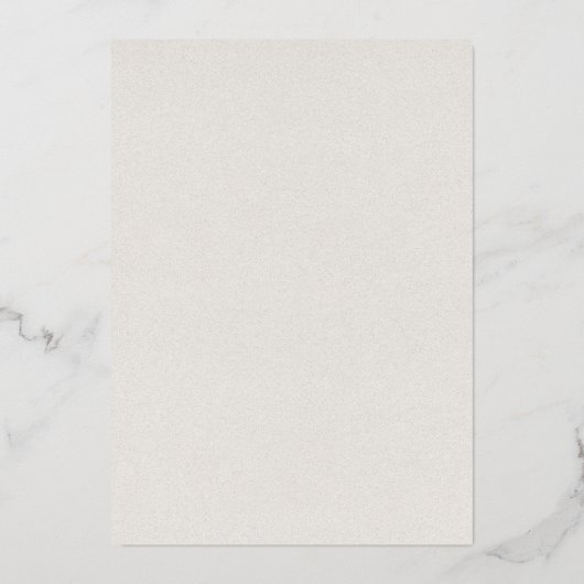 Zeitloses neutrales Beige Elegantes Probe-Dinner Folieneinladung (Rückseite)