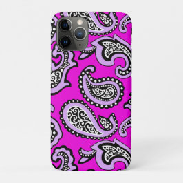 Zeitloses Paisley auf heißrosa Hintergrund Case-Mate iPhone Hülle
