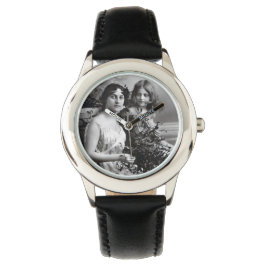 Zeitloses Portrait von Mutter und Tochter Armbanduhr