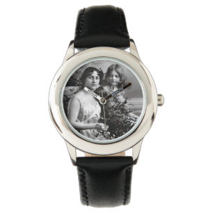 Zeitloses Portrait von Mutter und Tochter Armbanduhr