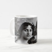 Zeitloses Portrait von Mutter und Tochter Kaffeetasse (Vorderseite Links)