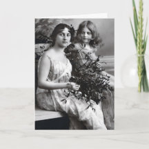 Zeitloses Portrait von Mutter und Tochter