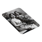 Zeitloses Portrait von Mutter und Tochter Magnet (Rechte Seite)