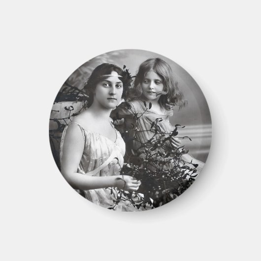 Zeitloses Portrait von Mutter und Tochter Magnet (Vorne)