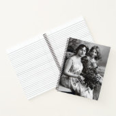 Zeitloses Portrait von Mutter und Tochter Notizblock (Innenseite)