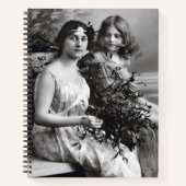 Zeitloses Portrait von Mutter und Tochter Notizblock (Vorderseite)