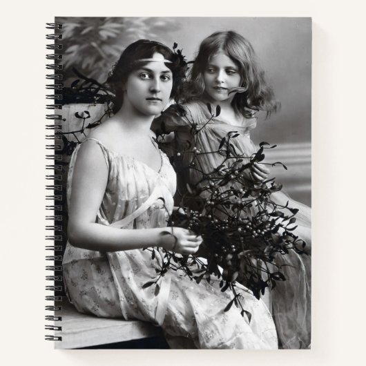 Zeitloses Portrait von Mutter und Tochter Notizblock (Vorderseite)