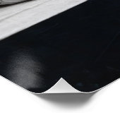 Zeitloses Portrait von Mutter und Tochter Poster (Ecke)