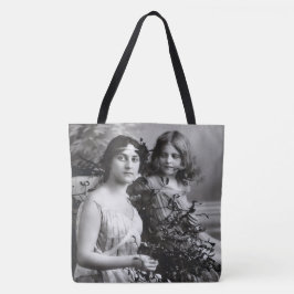 Zeitloses Portrait von Mutter und Tochter Tasche
