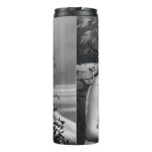 Zeitloses Portrait von Mutter und Tochter Thermosbecher (Rückseite)