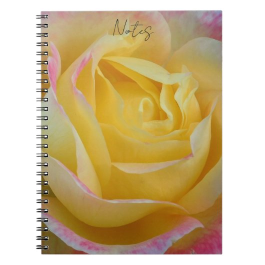 zeitloses Rosen-Notizbuch Notizblock (Vorderseite)