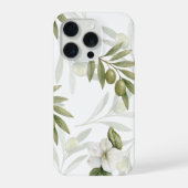 Zeitloses Salbei-Oliv-Wasserfarben-Chic iPhone Hülle (Rückseite)