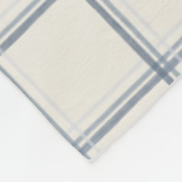 Zeitloses Schieferblau-Fensterpaneel-Karomuster Fleecedecke