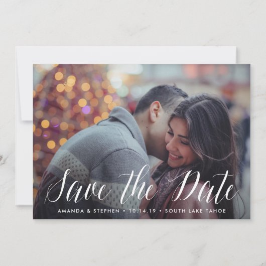 Zeitloses Skript | FOTO SAVE THE DATE (Vorderseite)