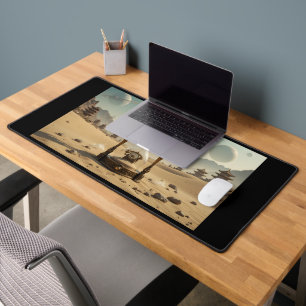 Zeitloses Surreal Schreibtischunterlage