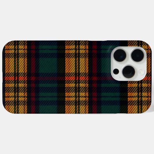 Zeitloses Tartan Muster Case-Mate iPhone Hülle (Rückseite (Horizontal))