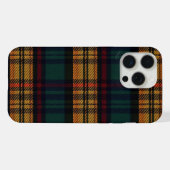 Zeitloses Tartan-Muster iPhone Hülle (Rückseite (Horizontal))