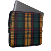 Zeitloses Tartan Muster Laptopschutzhülle (Vorne Rechts)