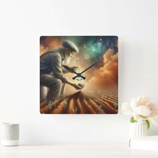 "Zeitloses Wachstum" - Uhr (Zuhause)