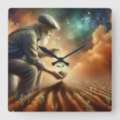 "Zeitloses Wachstum" - Uhr (Vorderseite)