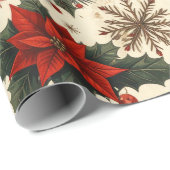 Zeitloses Weihnachten Geschenkpapier (Rolleneckpunkt)